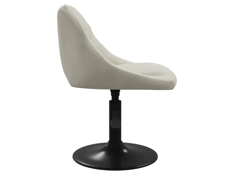  Tabouret de bar, chaise de bar crème velours shl68425  - Conforama D