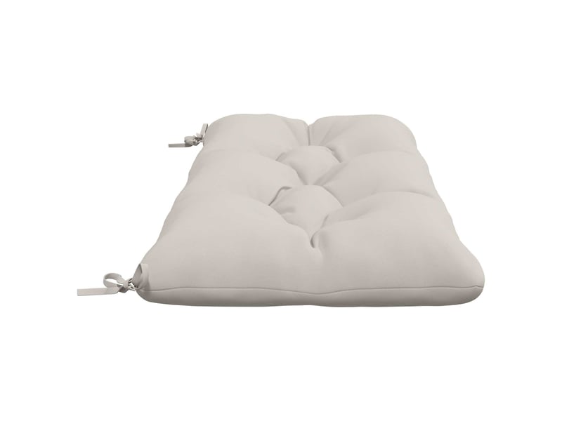 Lot de 2 coussins de banc, coussins d'assise vianen 100 % polyester blanc cf57637 - Conforama D