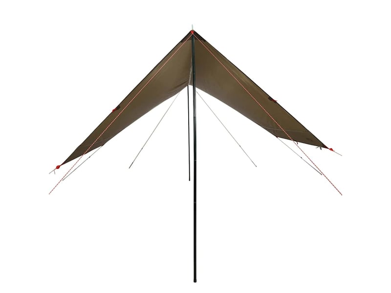  Bâche de camping, bâche de tente marron 438x376x212 cm imperméable  - Conforama D