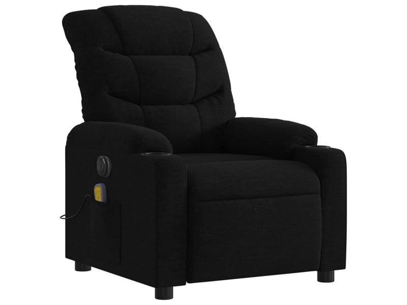  Fauteuil de massage inclinable électrique, fauteuil relax noir tissu shl15345  - Conforama D