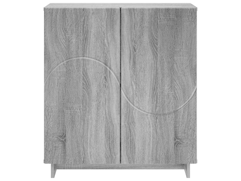 Buffet salon, buffet de rangement sonoma gris 67x34,5x75 cm bois d'ingénierie - Conforama D