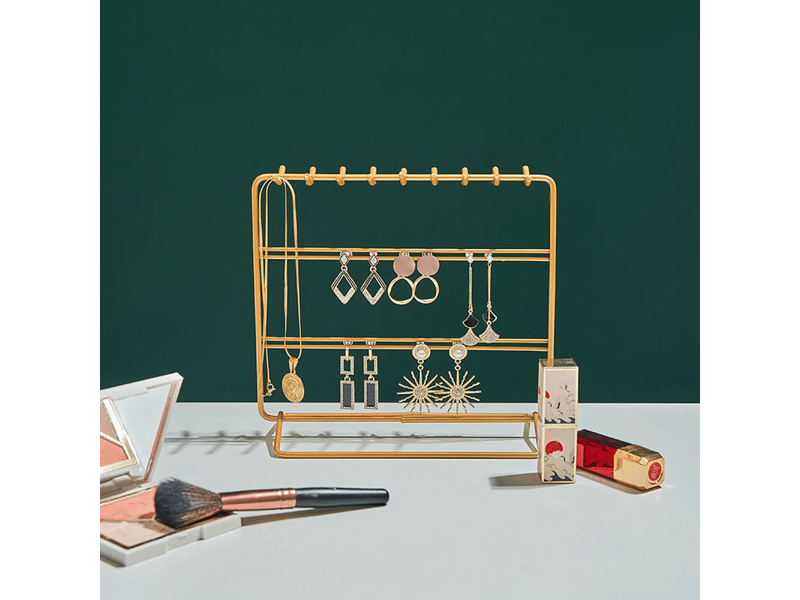  Porte-bijoux, support pour colliers et boucles d’oreilles, en métal  - Conforama C