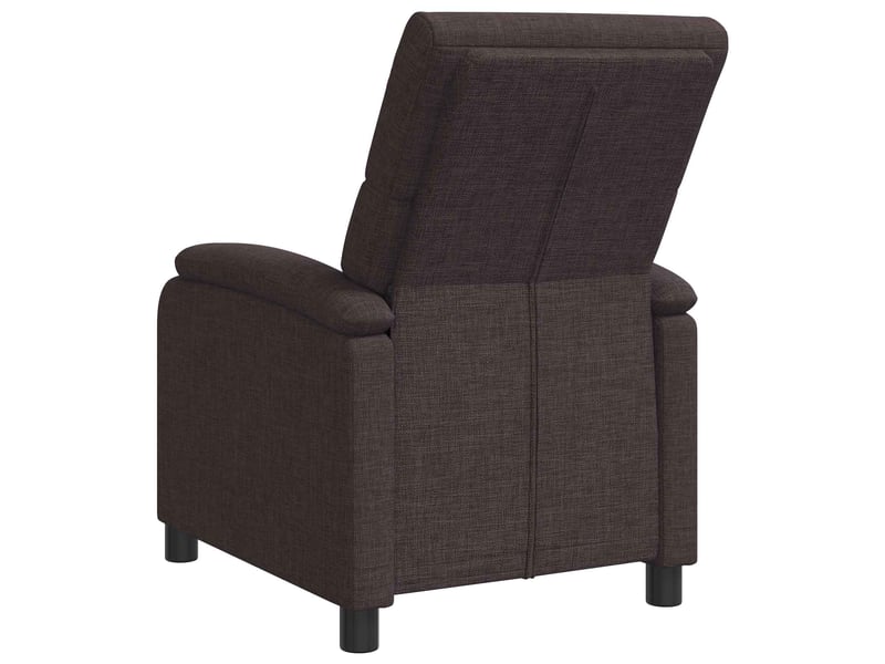  Vidaxl fauteuil inclinable marron foncé tissu  - Conforama E