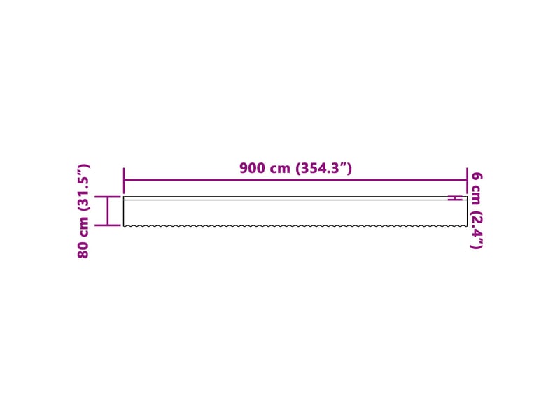  Rideau en dentelle, rideau ajouré, voilage blanc 80 x 900 cm polyester cf43832  - Conforama E