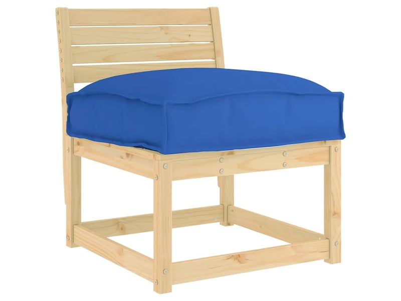  Coussin d'assise, coussin pour chaisecanapé tissu oxford bleu royal 60 x 40 x 8 cm cf56651  - Conforama C