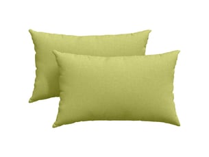 Lot de 2 coussins de canapé, coussins décoratifs tissu vert clair 50 x 30 cm cf58975