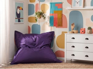Pouf / repose pied   violet