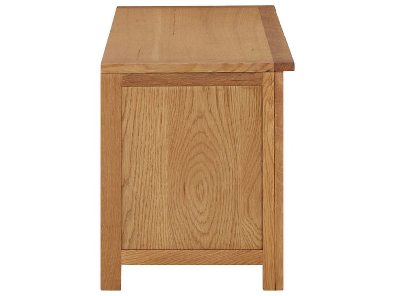  Étagère à chaussures, meuble à chaussures 90x37x45 cm bois de chêne solide  - Conforama C
