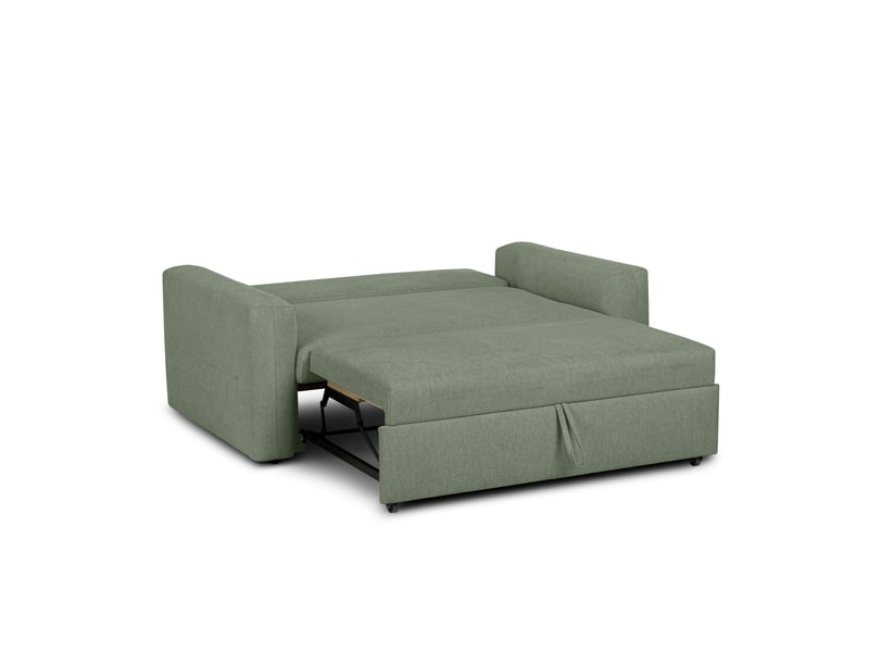  Canape droit convertible vert 2 places  - Conforama M