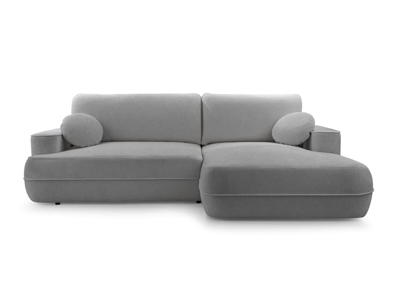  Canapé d’angle avec fonction lit peoni 267 cm gris clair d Peoni - Conforama A