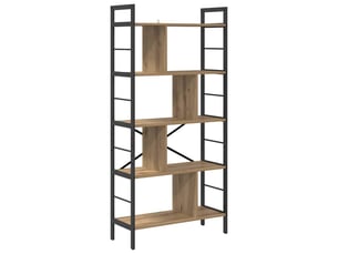 Étagère 9 niveaux, étagère de rangement 75 x 30 x 156 cm bois d'ingénierie shl8580