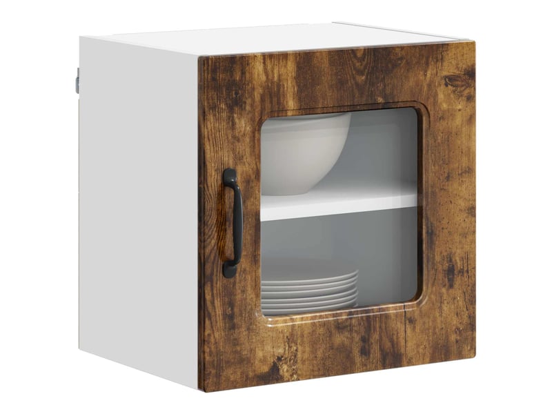 Meuble mural de cuisine | armoire de cuisine chêne fumé 40x31x40cm shl8605 - Conforama C