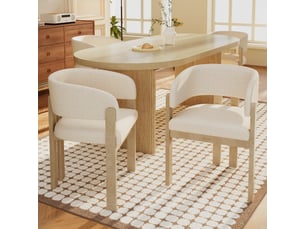 Chaise de salle à manger 60x51x80 cm - lot de 4 - bouclette - confort quotidien - design moderne - pour salle à manger - assise rembourrée - noir
