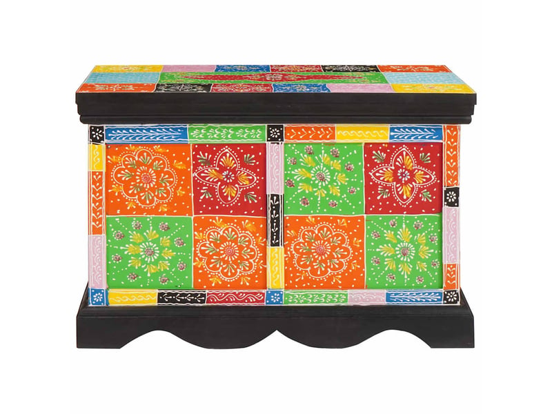 Boîte de rangement, coffre de rangement multicolore 60x40x40 cm - Conforama A