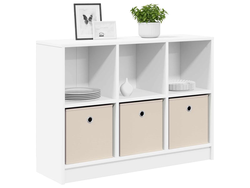  Buffet - bahut - meuble de rangement blanc 88,5 x 27,5 x 63,5 cm  - Conforama C