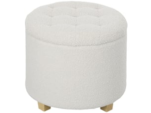 Pouf / repose pied   blanc