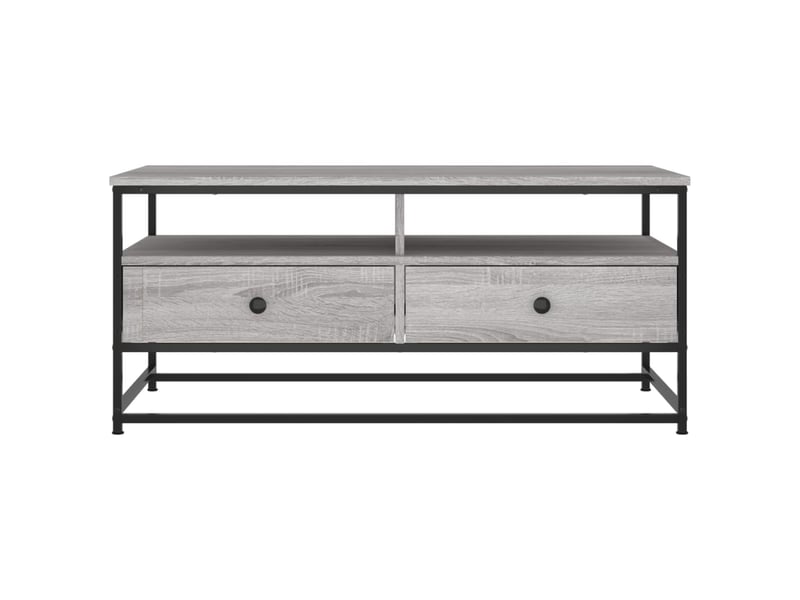  Table basse - table de salon - table à thé sonoma gris 100 x 51 x 45 cm bois d'ingénierie  - Conforama D