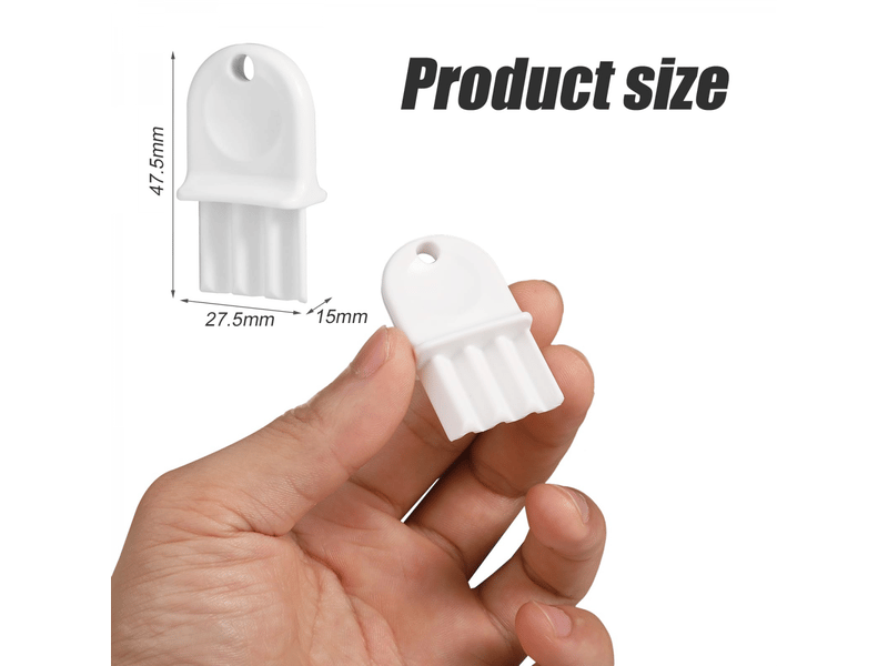  5pcs distributeur papier toilette clé et 4 anneaux métalliques, clé distributeur de papier toilette gaufré toilet paper dispenser key  - Conforama B
