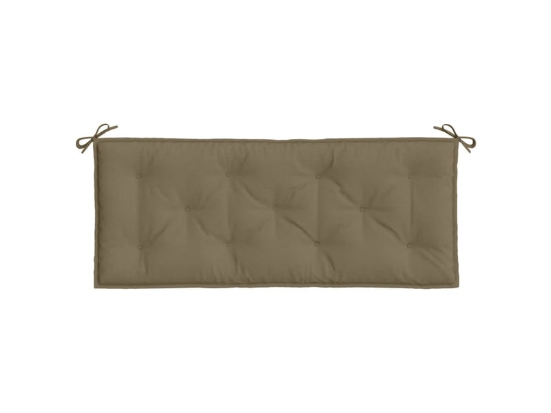  Coussin de banc de jardin, coussin d'assise taupe mélangé 120x50x7 cm tissu cf52838  - Conforama D