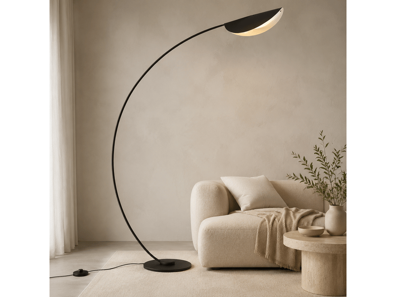  Lampadaire arqué feuillage – éclairage 3 couleurs ASLED-662 - Conforama B