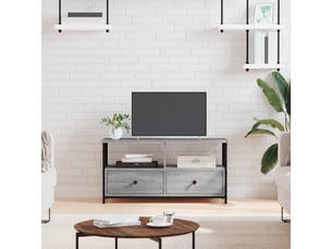 Meuble tv coloris gris 90 cm   