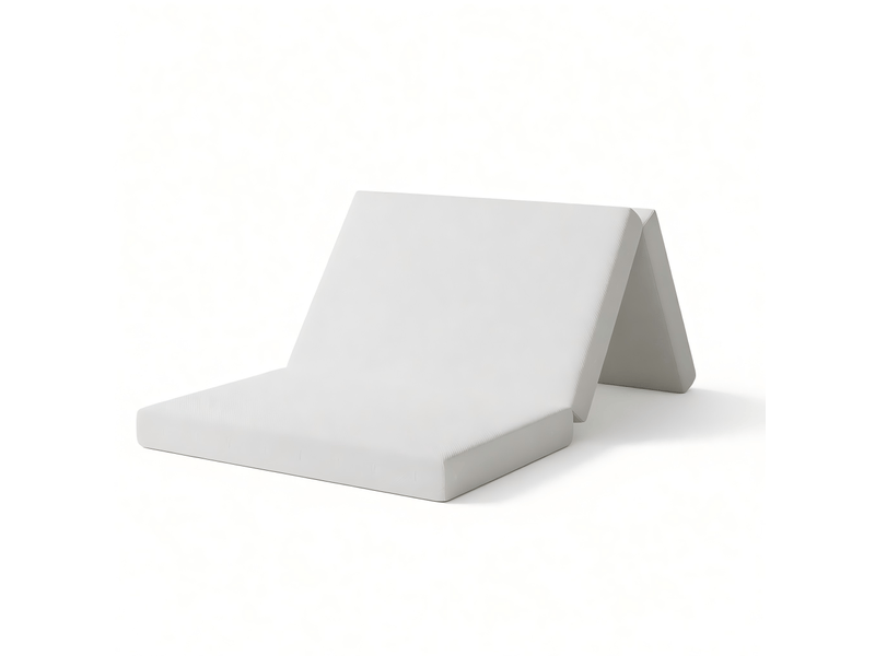  Novilla matelas d'appoint pliable 3 volets - double mousse haute densité - housse lavable antidérapante - 140 x 200 x 10 cm  - Conforama A