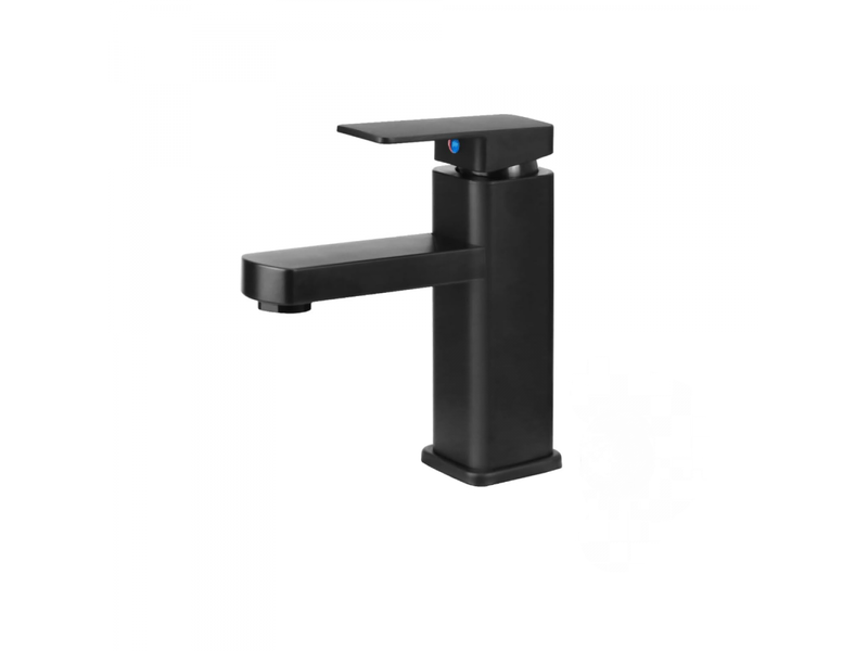  Robinet de salle de bain, mitigeur de lavabo, eau chaude et froide, adapté aux toilettes, salle de bain(noir)  - Conforama A