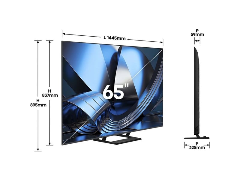  Tv 4k 65 pouces smart tv 144hz mini led uled 65U7SE - Conforama B