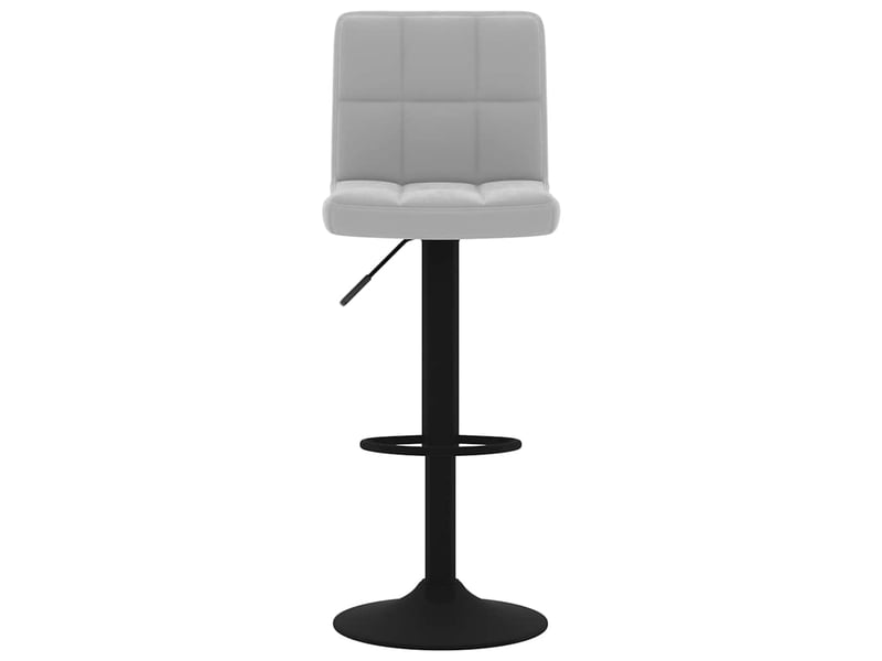  Lot de 2 tabouret de bar, chaise de bar gris clair velours shl38648  - Conforama D