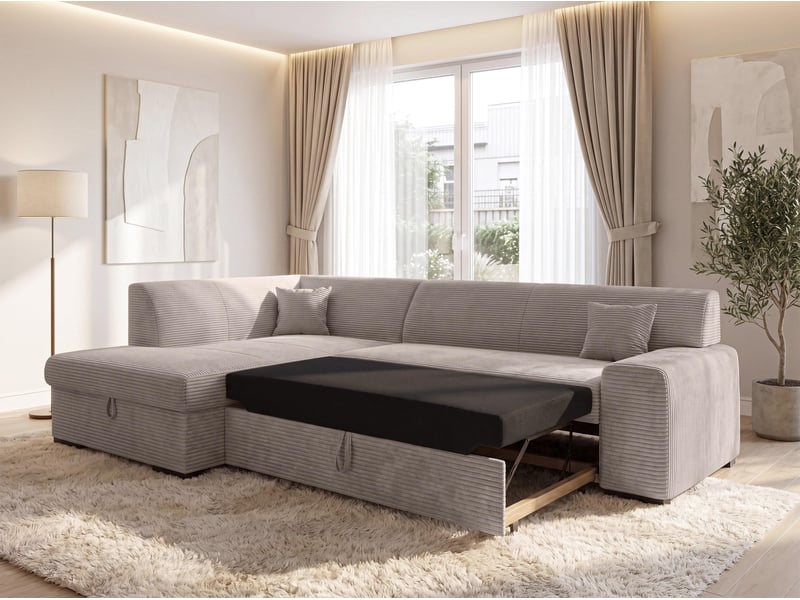  Canapé convertible lucera 260 cm – beige Lucera - Conforama B