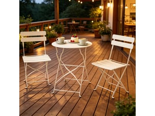 Portable terrasse sitzgruppe, klappbar outdoor bistro set tisch und 2 stühle