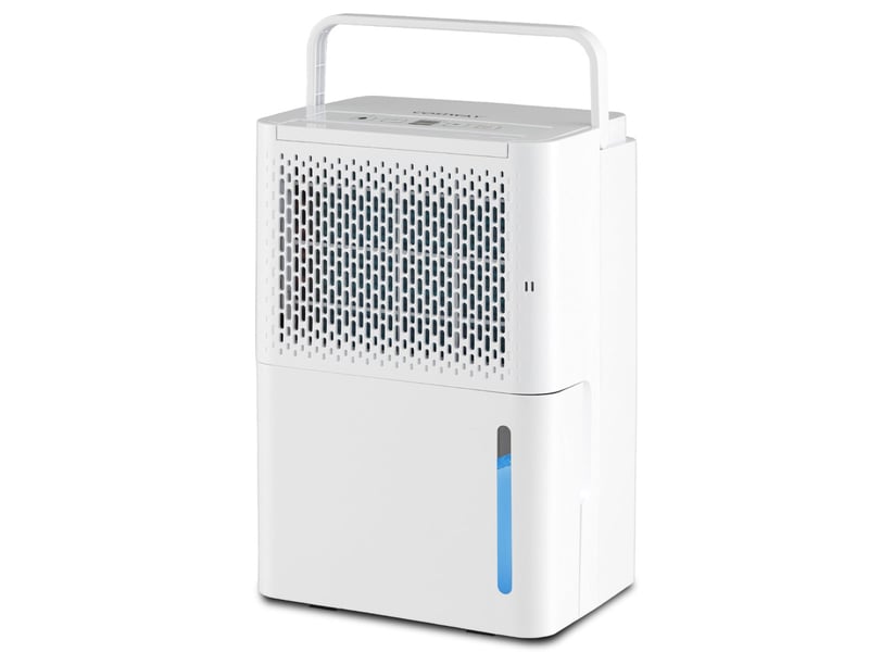  Déshumidificateur 12 litresjour pour pièces jusqu'à 185 m² modes continuséchage silencieux design en abs blanc 20_0011716  - Conforama B