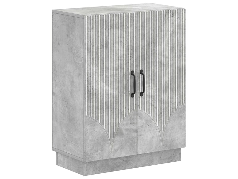  Ensemble de meuble de salle de bain 3 pièces hoorn gris béton cf63480  - Conforama C