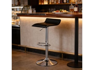 tabouret de bar assise réglable en hauteur <strong>HAUSS SPOLE</strong> - noir hauteur d'assise 78 cm vendu A l'unité