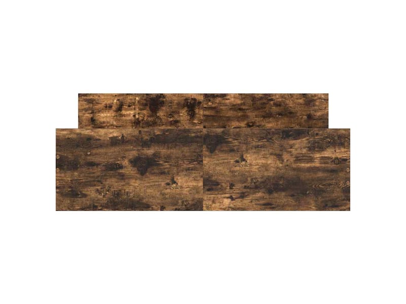  Lit double- lit adulte -  cadre de lit sans matelas chêne fumé 135x190 cm  - Conforama C