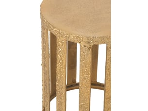 Table d'appoint design en métal gwene 45cm doré
