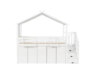 Lit simple 90x200 cm    coloris blanc