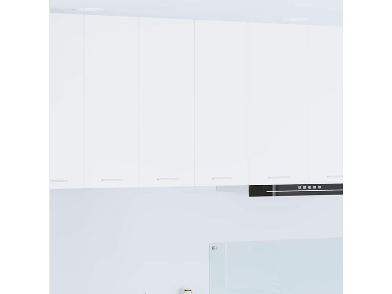  Meuble de rangement cuisine, armoire suspendue 2 pcs blanc bois d'ingénierie shl3761  - Conforama B