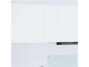 Meuble de rangement cuisine, armoire suspendue 2 pcs blanc bois d'ingénierie shl3761