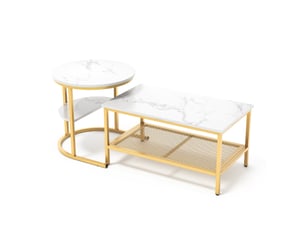 Table basse coloris blanc <strong></strong> <strong></strong>