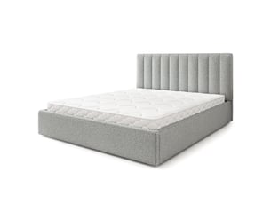 Lit coffre 180x200 cm MASSENO coloris gris