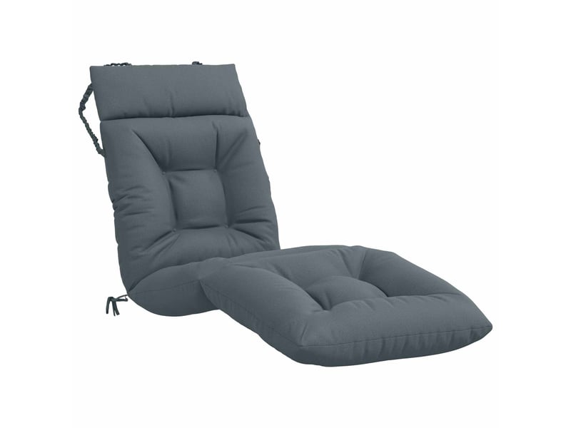 Coussin de transat, coussin pour bain de soleil vianen 100 % polyester bleu 200 x 50 x 8 cm cf56271 - Conforama A
