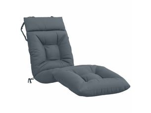 Coussin de transat, coussin pour bain de soleil vianen 100 % polyester bleu 200 x 50 x 8 cm cf56271