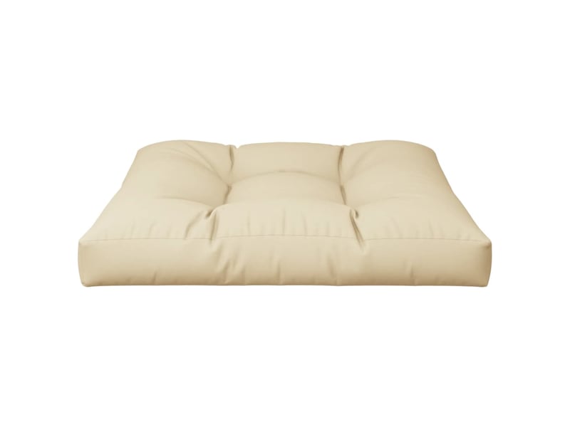  Coussin de canapé palette, coussin de chaise beige 70x70x12 cm cf54198  - Conforama D