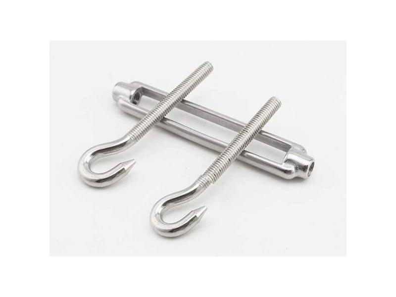 Lot de 2 tendeur de fil, tendeur câble vis crochet, tendeurs en acier inoxydable, pour kit de fixation de voile d'ombrage robuste, multicolore XLH-ZLS-015596ZLS - Conforama D