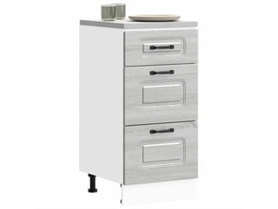 Meuble de rangement, armoire de cuisine kalmar sonoma gris bois d'ingénierie shl8807