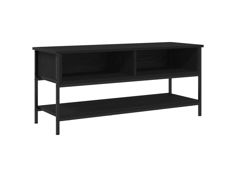  Ensemble meuble tv - banc tv - meuble de rangement 100 x 35 x 45 cm chêne noir  - Conforama A