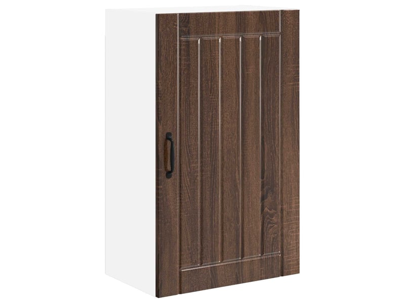 Armoire de cuisine chêne brun 50x31x80cm bois d'ingénierie shl5424 - Conforama A