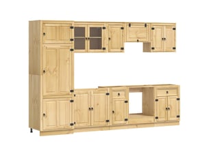 Buffet 2 tiroir(s) <strong>HELLOSHOP 26</strong> <strong></strong> - 58 cm coloris multicolore