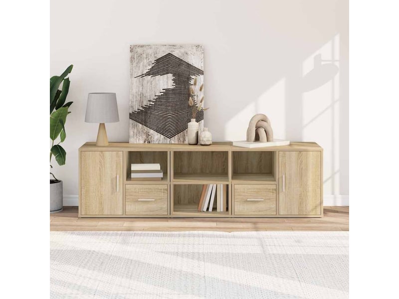  Armoire d'angle, armoire de rangement chêne sonoma 160x40x45 cm bois d’ingénierie  - Conforama C